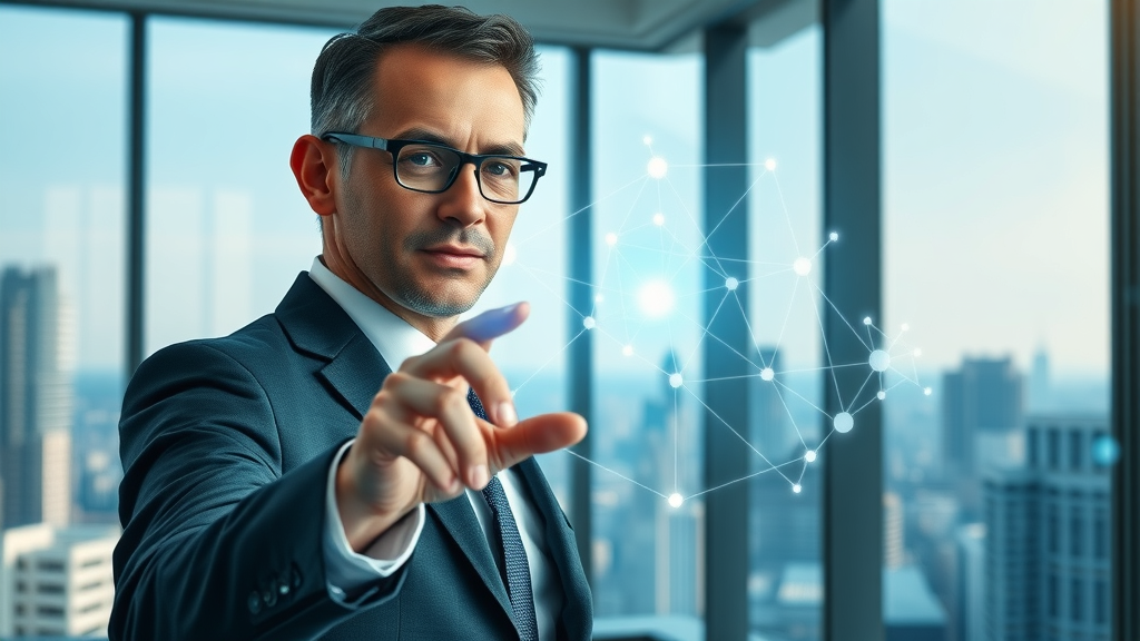 digital marketing professional analyzing high-quality backlinks for off-page SEO, futuristic digital overlay, city office, holographic effects