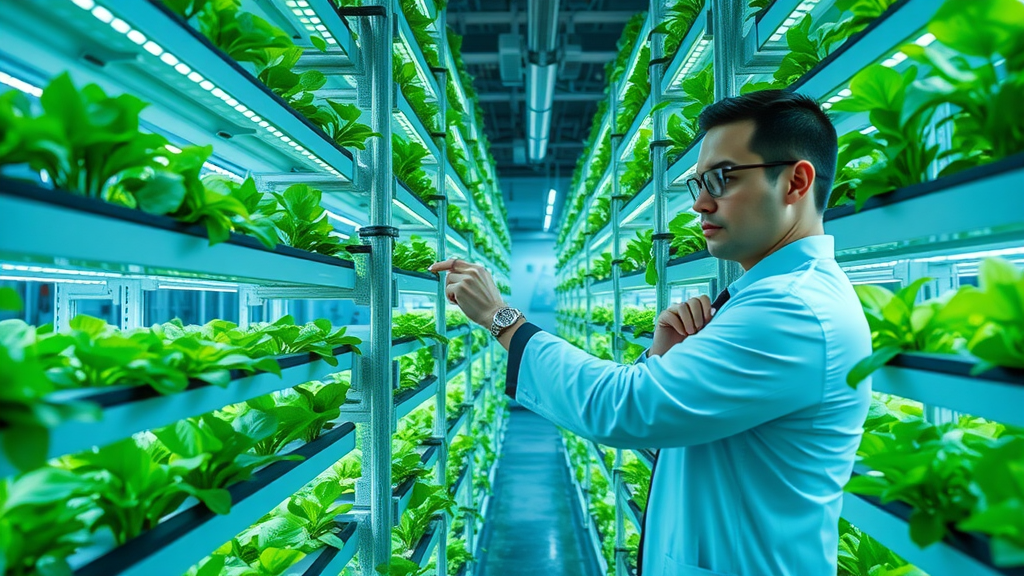 vertical farming hydroponic towers LED agriculture technology