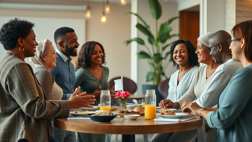 Faith leaders and advocates share breakfast at By Faith Breakfast Houston