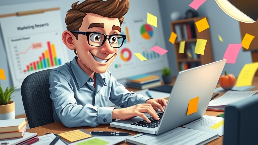 keyword research for search engine optimization by marketing analyst using charts