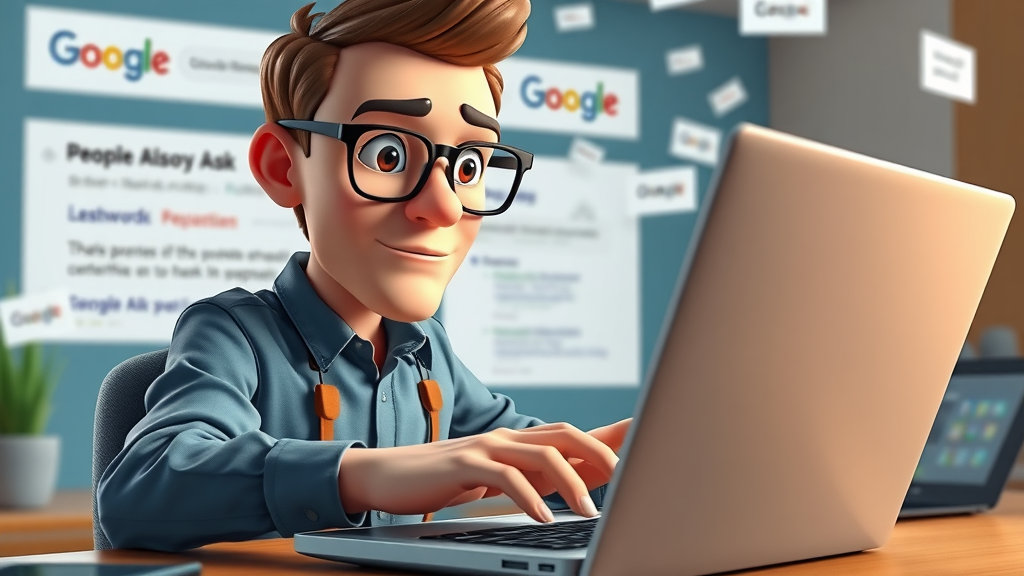 free keyword research: SEO expert using Google Search Suggest, People Also Ask, and related keywords for keyword ideas
