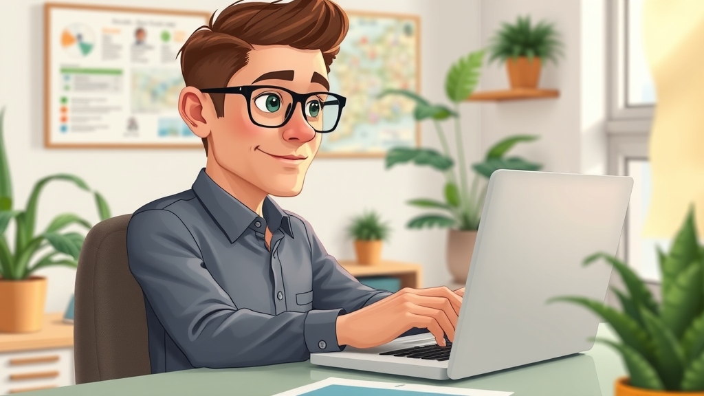 Small business owner updating London business directory listing profile for marketing success