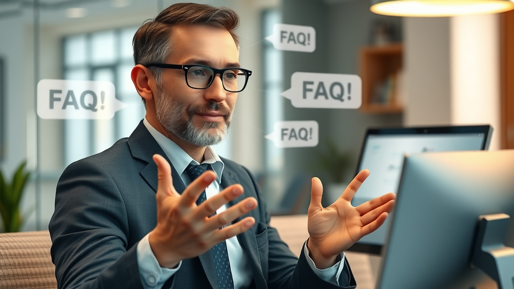 Business consultant answering common questions about employer cost reduction strategies