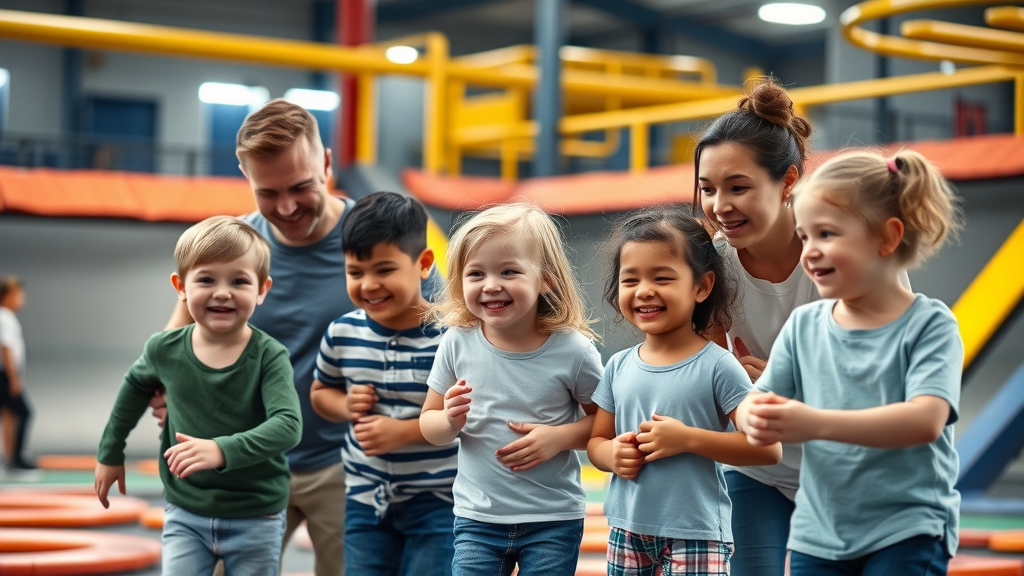 Inclusive affordable family fun near me at accessible trampoline park