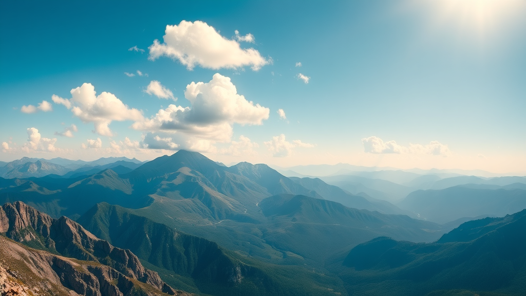 majestic mountain range panoramic tourism in United States