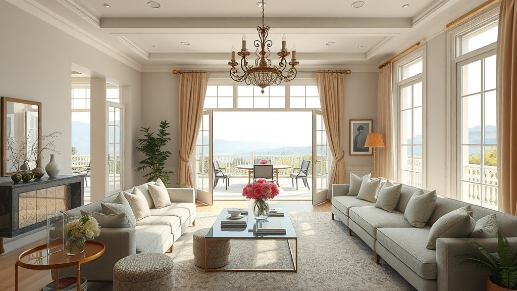 High-end real estate marketing features elegant home staging for luxury sales.