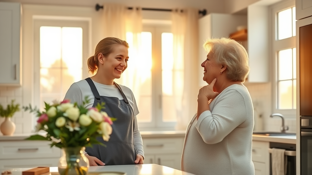 Local cleaning service builds trust while making senior client