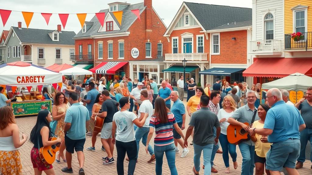 cape charles community festival town square vibrant local life