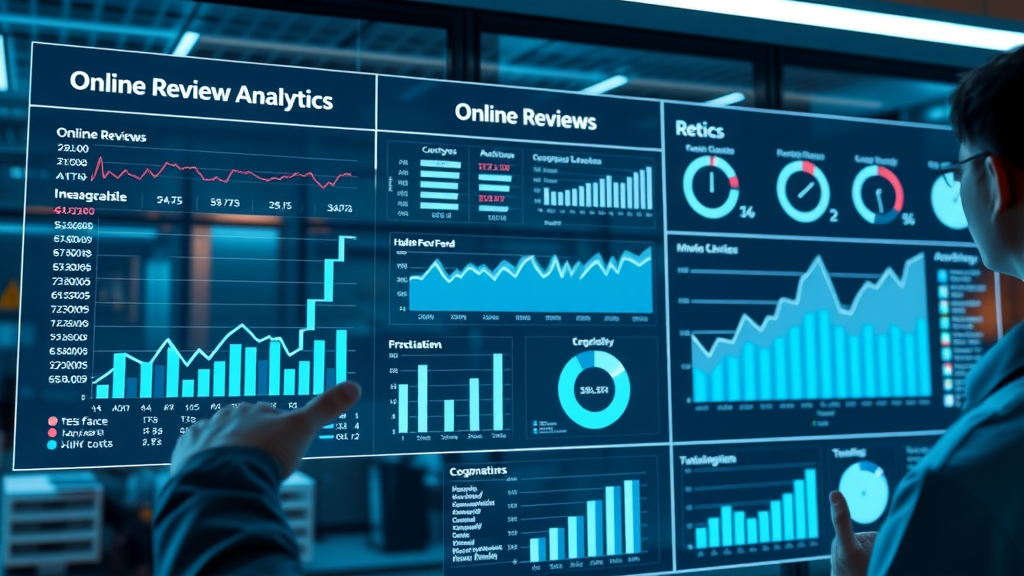 analytics dashboard showing hvac online reviews improvement trends