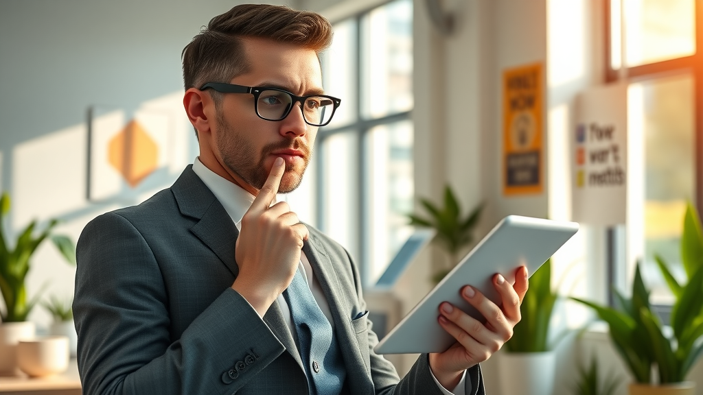search engine optimization checklist review by business professional