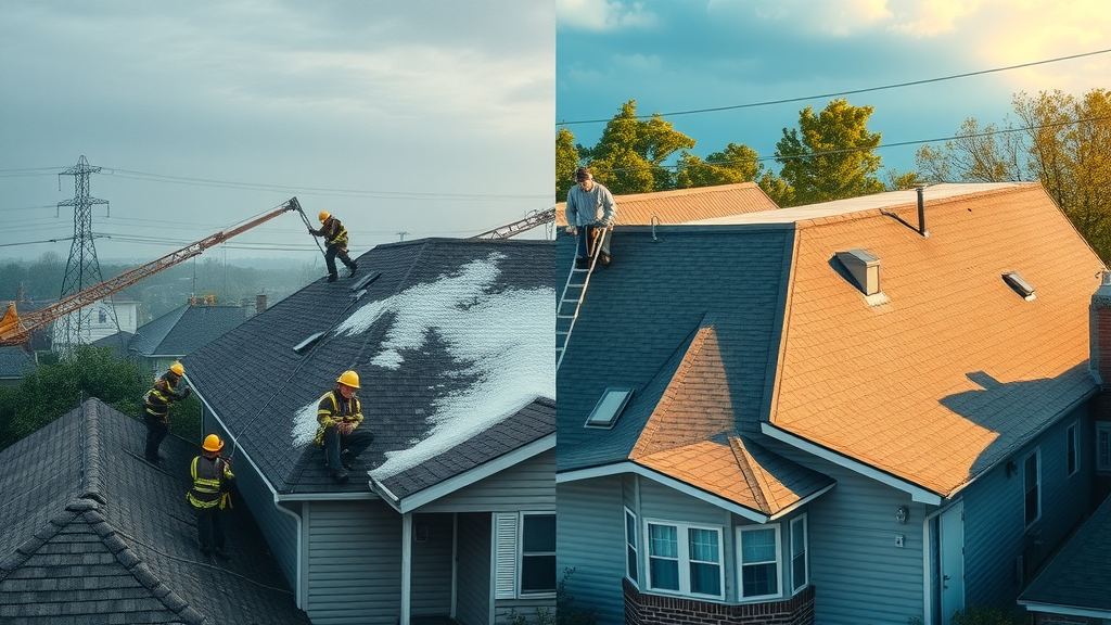 emergency roof repair staten island crews responding to storm vs regular maintenance