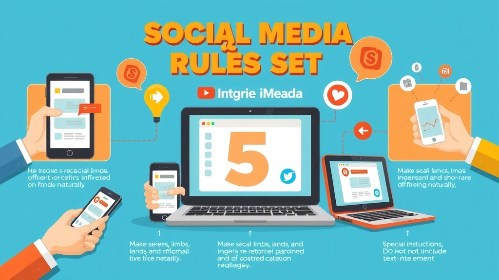 social media strategy tips 5 5 5 rule infographic