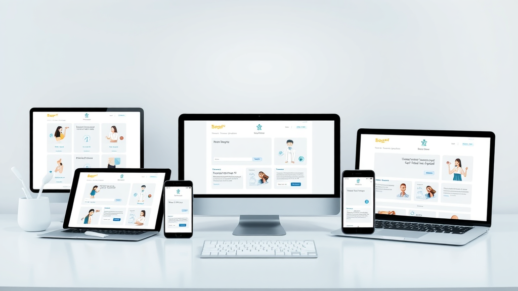 Modern website design trends for Monmouthshire businesses on various devices.