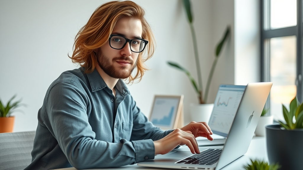 IT specialist integrating analytics tool on website, ensuring SEO analytics is properly configured