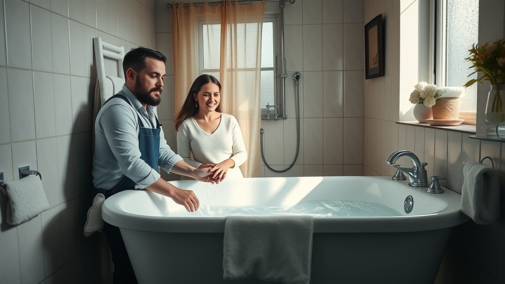 Family relieved as plumbing and drain services fix bathtub overflow issue