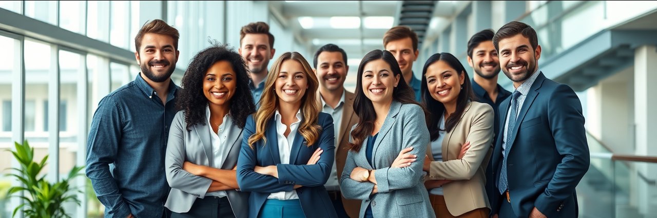 Real estate team shares home selling tips in modern office setting