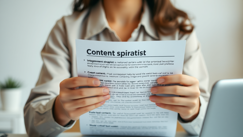 keyword research for SEO: strategist placing keywords in headlines, meta descriptions, alt text