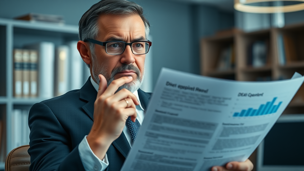 executive leader reviewing unsuccessful dei work campaign, consulting firm setting