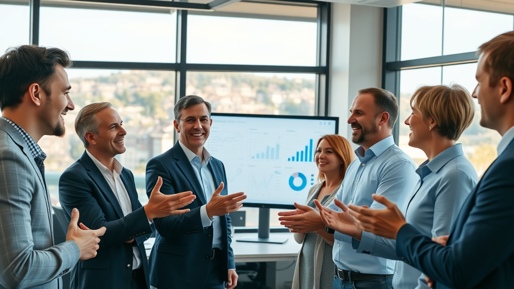 digital marketing monmouthshire office analytics celebration business growth vibrant town