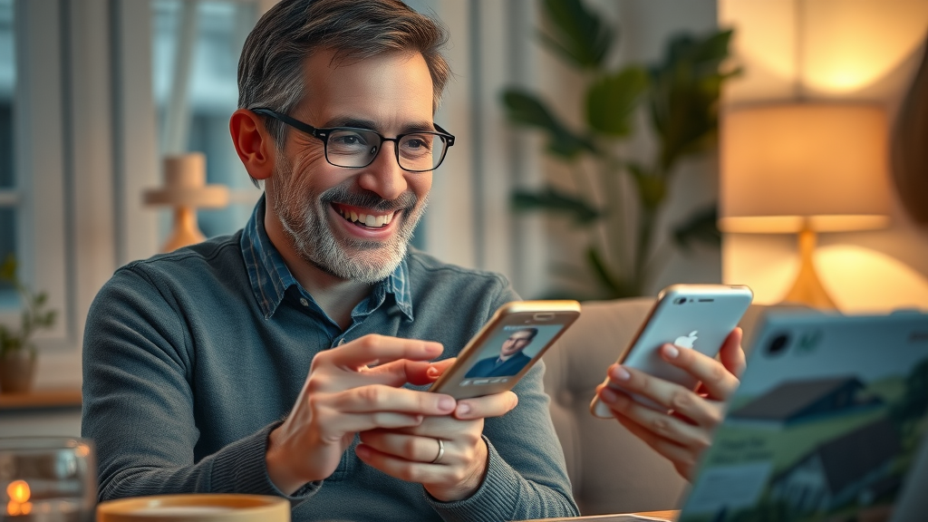 Customer satisfied speaking with AI agent, voice AI agents for roofers, instant service at home