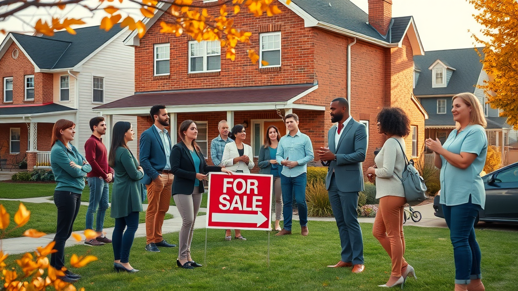 Open house event draws buyers to lively residential home sales opportunity