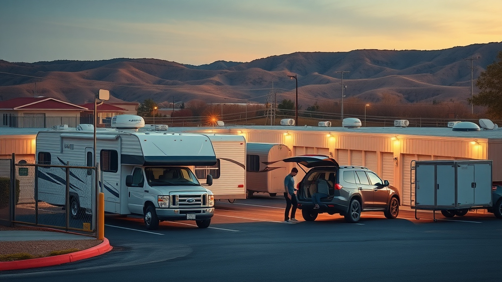 Gated self storage in Alma AR for RVs and boats, secure and convenient