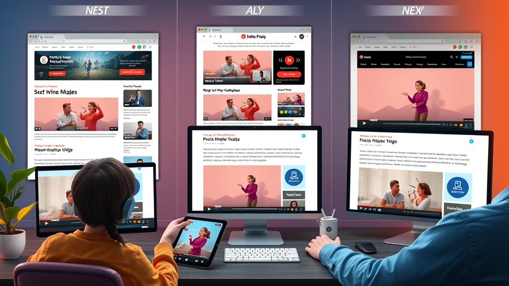 Examples of engaging blog post layouts utilizing video content